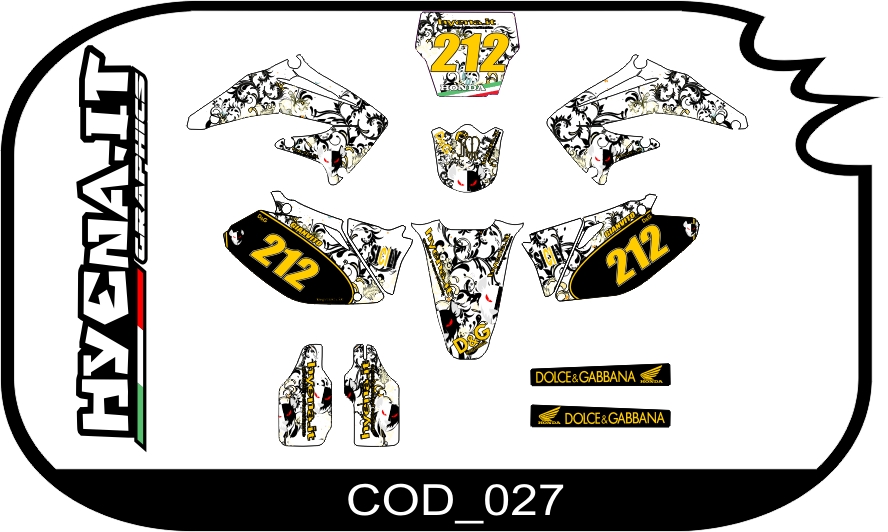 Graphic kit HONDA-CR 125 2005 COD_027 