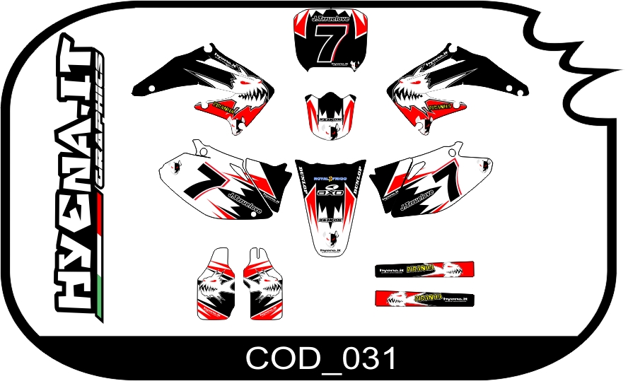 Graphic kit HONDA-CR 125 2003 COD_031 