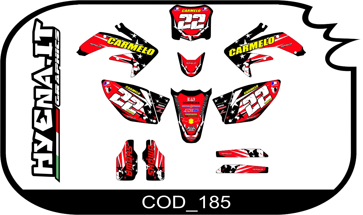 Graphic kit HONDA-CRF 450 2006 COD_185 