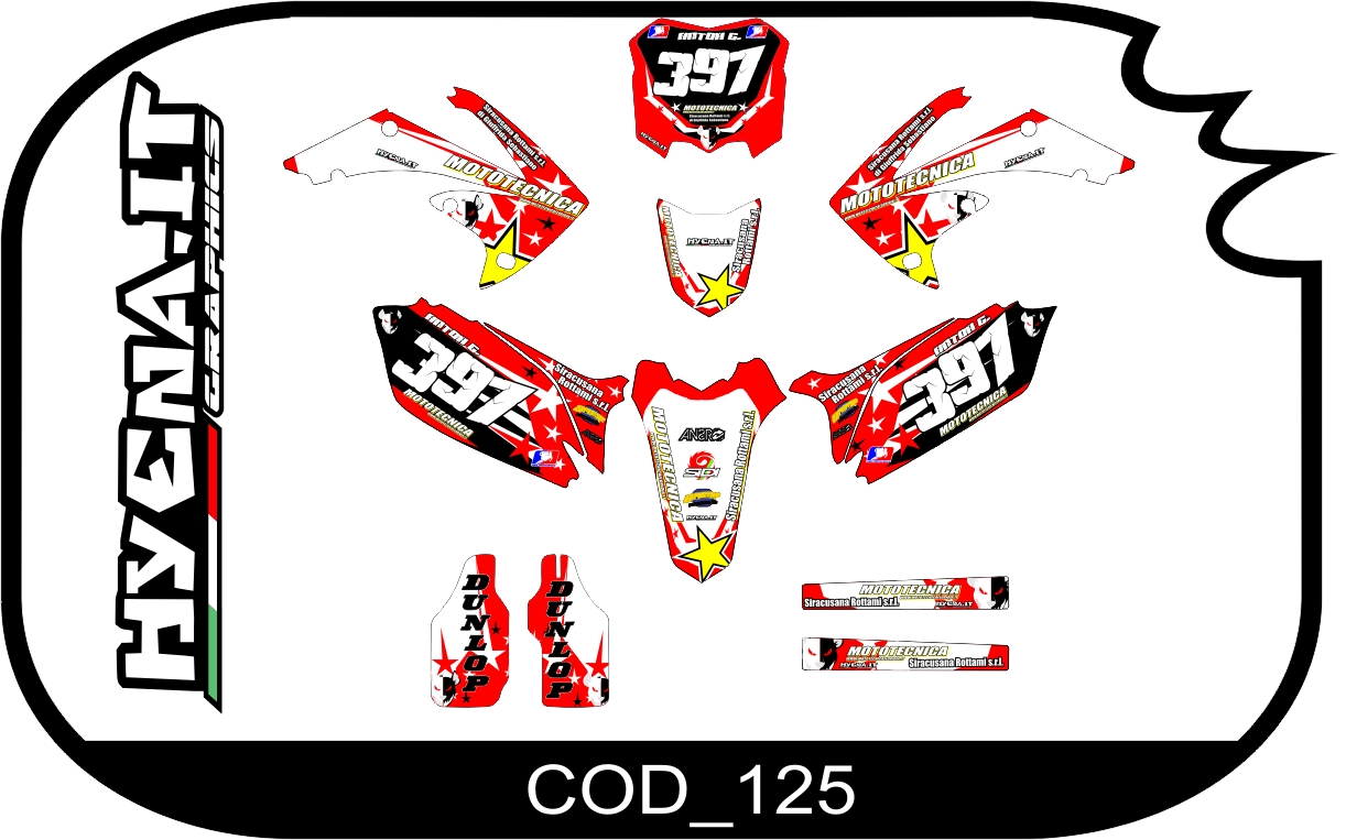 Graphic kit HONDA-CRF 250 2013 COD_125 