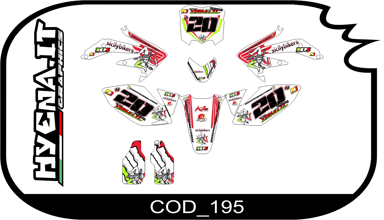 Graphic HONDA-Cre Six Competition 125 2013 COD_195 