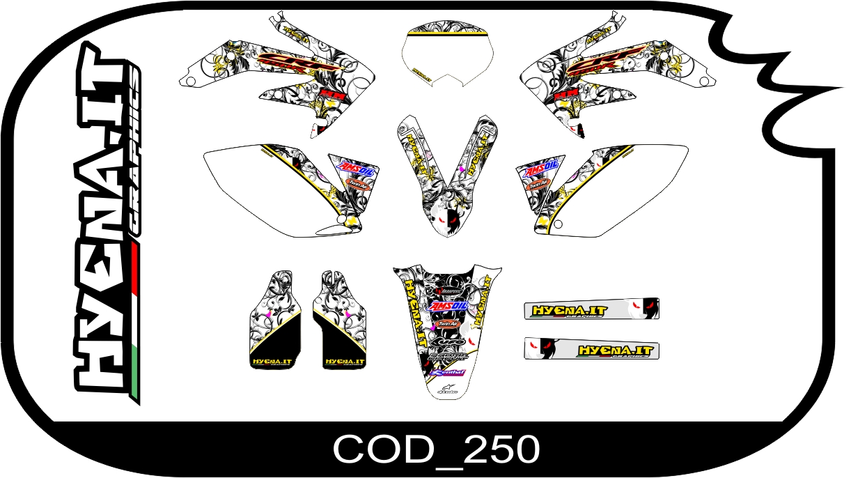 Graphic HONDA-Cre Six Competition 125 2013 COD_250 