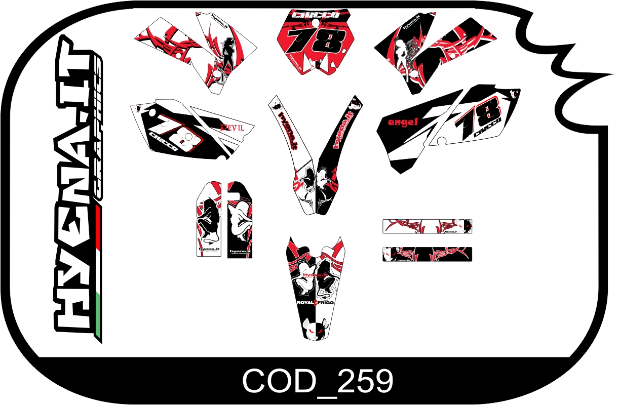 grafiche KTM-EXC 250 2007 COD_259 