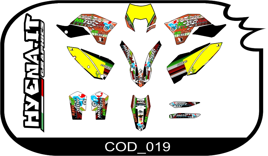 gráficas KTM-EXC 250F 2010 COD_019 
