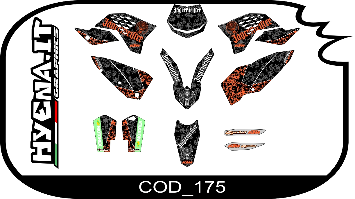 Graphic kit KTM-SX 50 2013 COD_175 