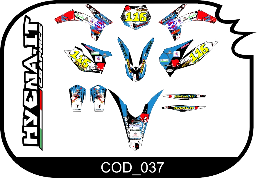 kit déco KTM-SX 125 2011 COD_037 