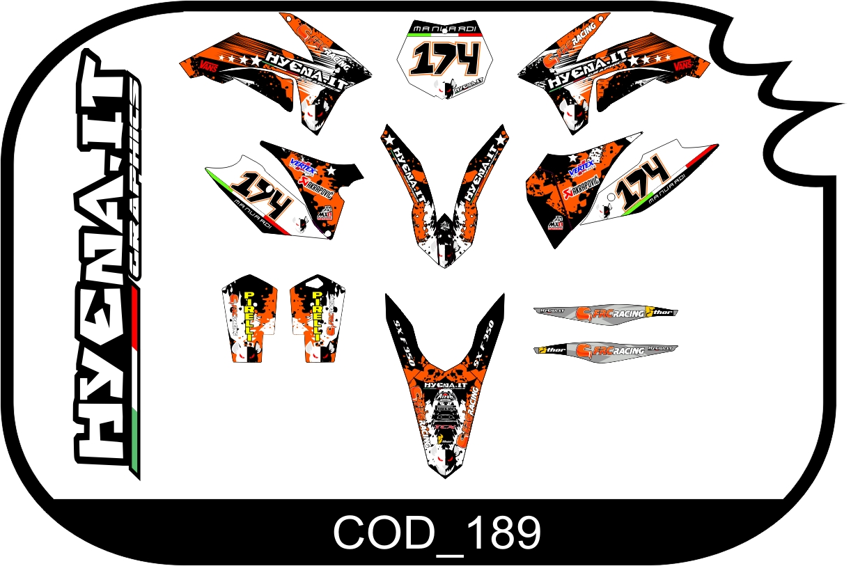 Graphic KTM-SXF 250 2012 COD_189 