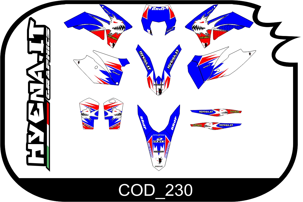 kit déco KTM-SXF 350 2012 COD_230 