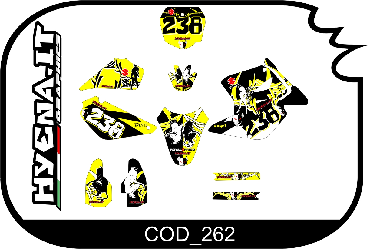 Graphic kit SUZUKI-RM 85 2010 COD_262 