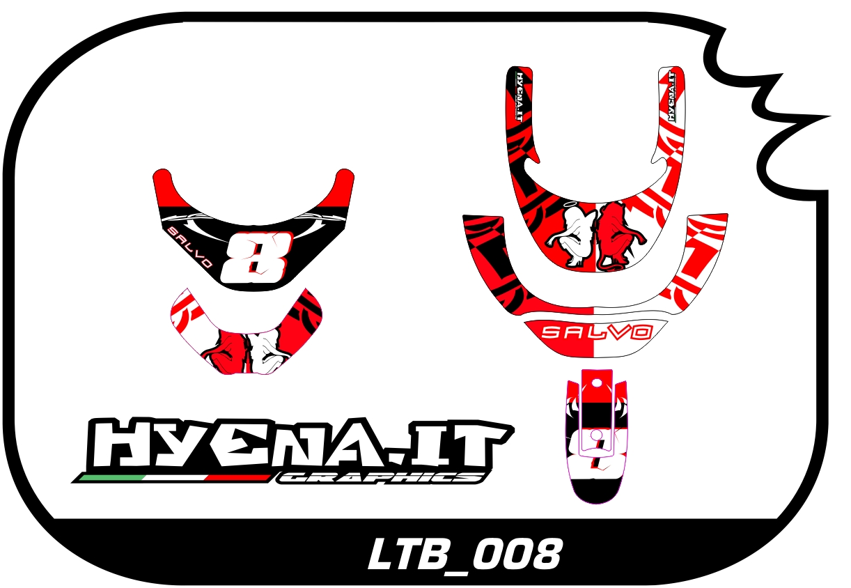 grafiche personalizzate per collare Neck Brace LTB_008