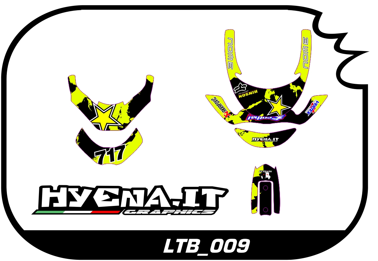 grafiche personalizzate per collare Neck Brace LTB_009